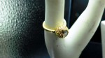 gold plate cluster ring 6 half view